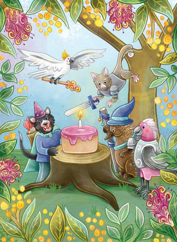 Aussie Birthday 5x7 Gift Card [LPG Greeting Cards]