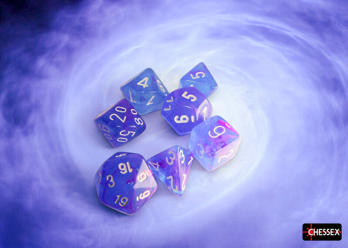 CHX 27567 Nebula Aura/white Luminary (Polyhedral 7-Die Set)