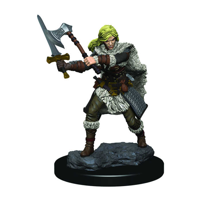 D&D - Human Female Barbarian (Premium Painted Figures)