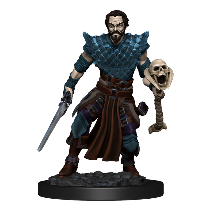 D&D - Human Warlock Male (Premium Painted Figures)