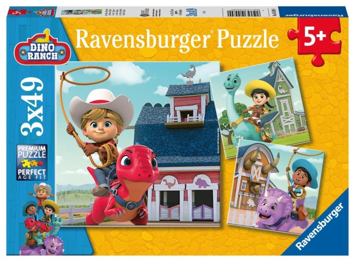 Dino Ranch - Jon, Min and Miguel 3x49pc [Ravensburger Puzzle]