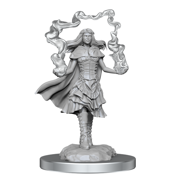 Dark Spellcaster & Flameskulls (D&D Nolzurs Marvelous Unpainted Miniatures)