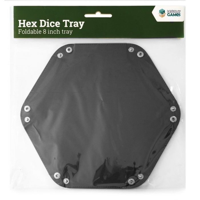 Hex Dice Tray 8 - Black (LPG Essentials)