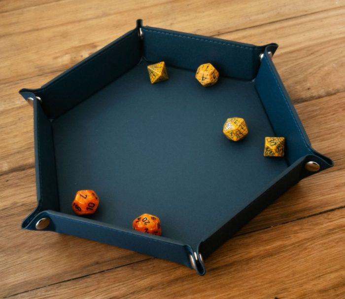 Hex Dice Tray 8 - Blue (LPG Essentials)