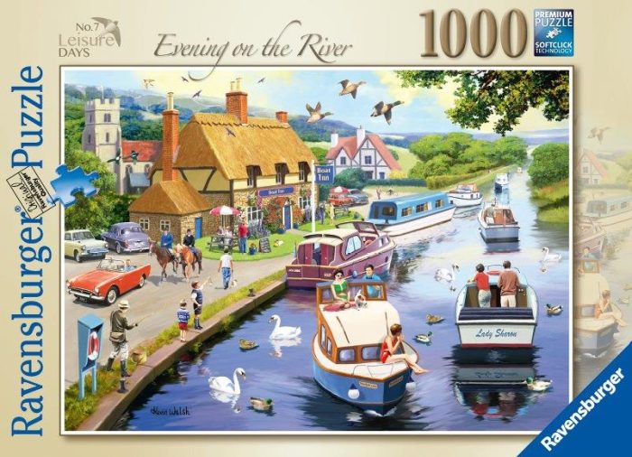 Leisure Days #7 - Evening on River 1000pc [Ravensburger Puzzle]