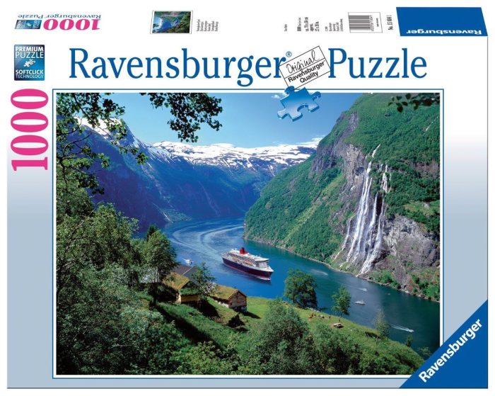 Norwegian Fjord 1000pc [Ravensburger Puzzle]