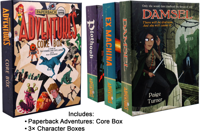 Paperback Adventure: Core Box + Triple Character Box Bundle