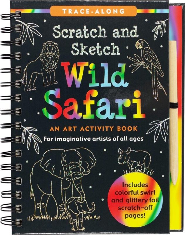Peter Pauper Scratch & Sketch Wild Safari