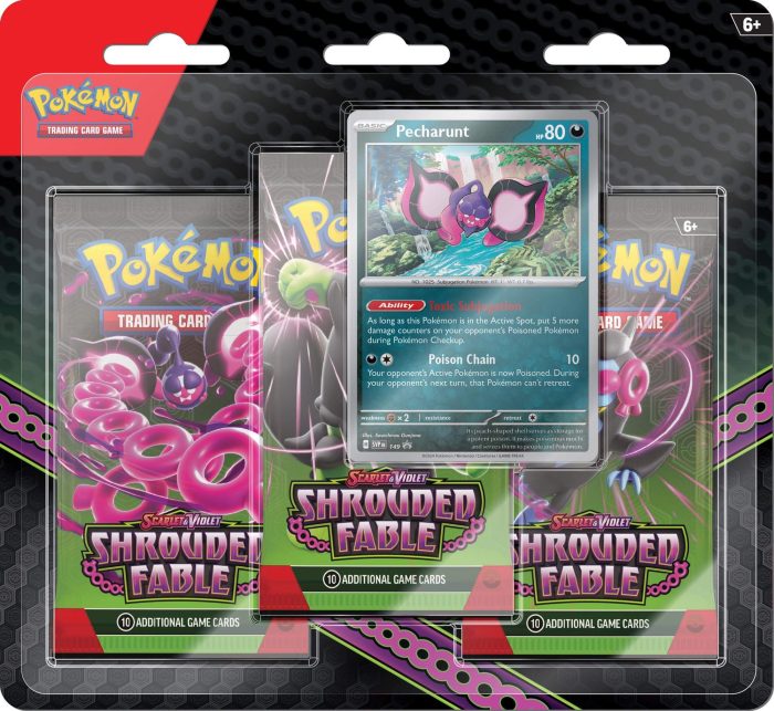 Pokemon TCG: Scarlet & Violet- Shrouded Fable (Three Booster Blister Pack)