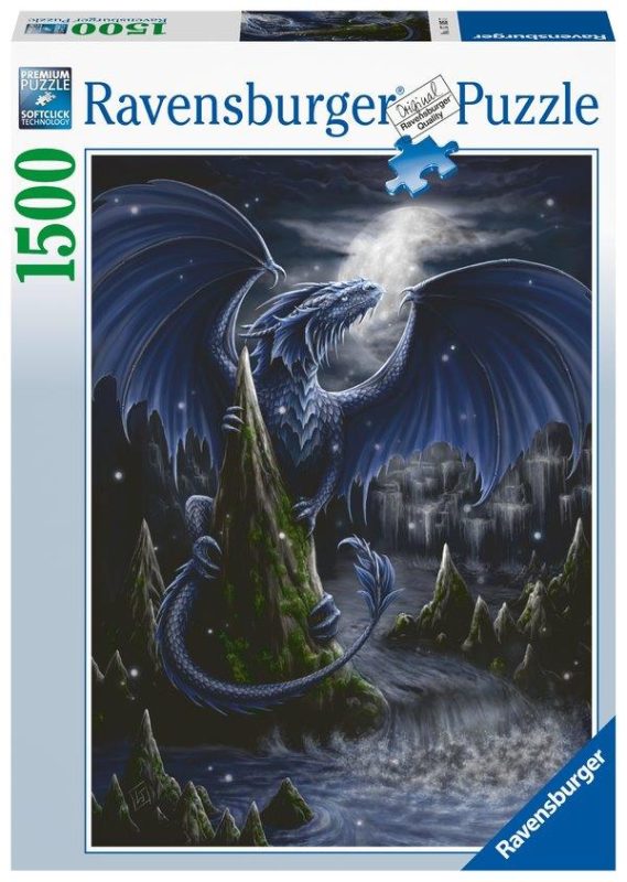 The Black and Blue Dragon 1500pc [Ravensburger Puzzle]