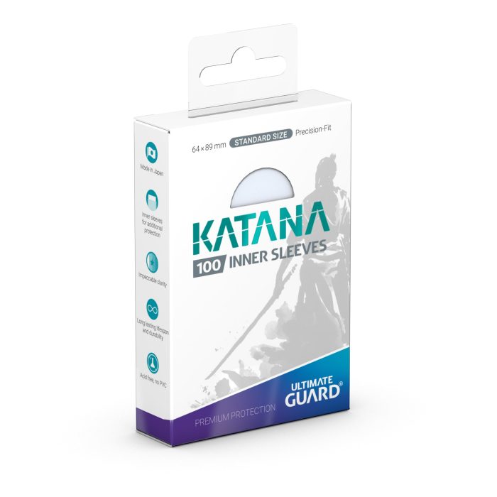 Ultimate Guard Katana Sleeves - Inner Sleeves - Standard-Size (100 Sleeves)