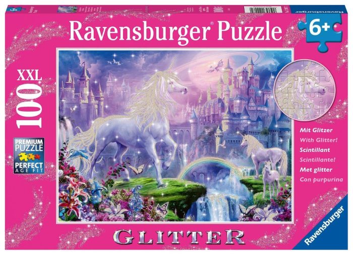 Unicorn Kingdom 100pc Glitter [Ravensburger Puzzle]
