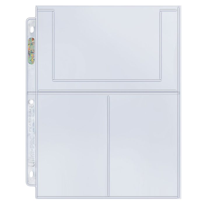 Ultra PRO Platinum Series 3-Pocket Pages - 4 x 6 (100 pack)