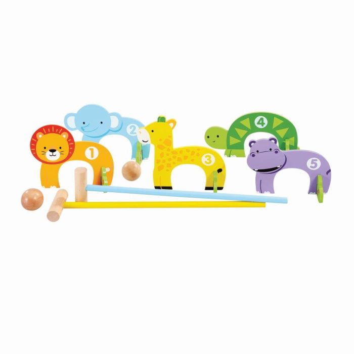 Wooden Croquet Game