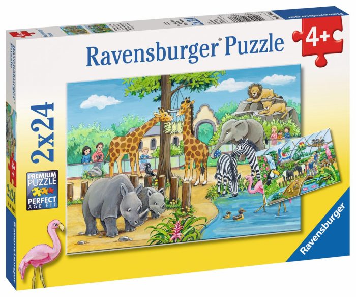 Welcome to the Zoo 2x24pc [Ravensburger Puzzle]