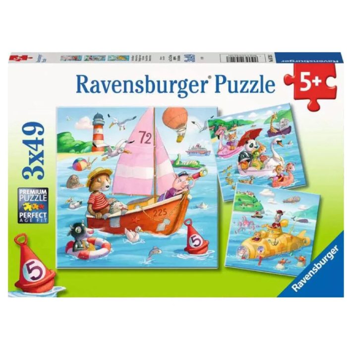 Water Vehicles 3x49pc [Ravensburger Puzzle]